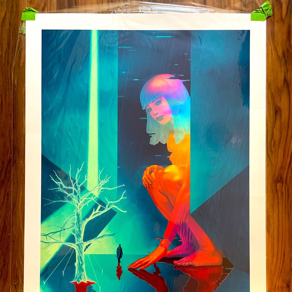 James Jean rare print- Blade Runner signed numbered